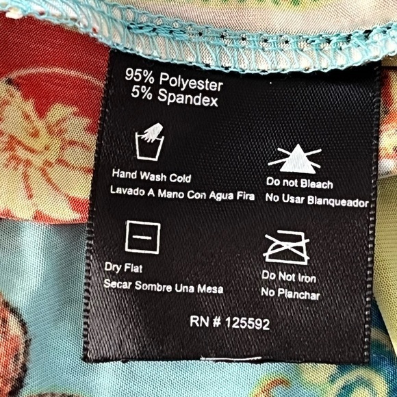 White Mark Couture Collection Multicolored Tunic Minidress Size Small - Picture 4 of 10